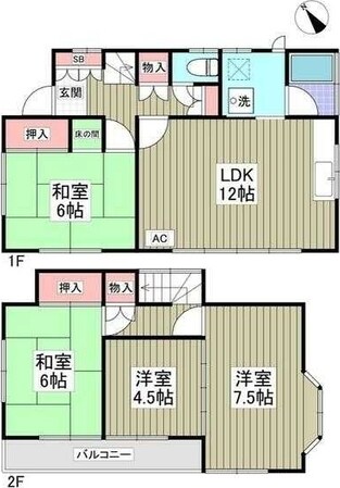 リブレス外川戸建の物件間取画像
